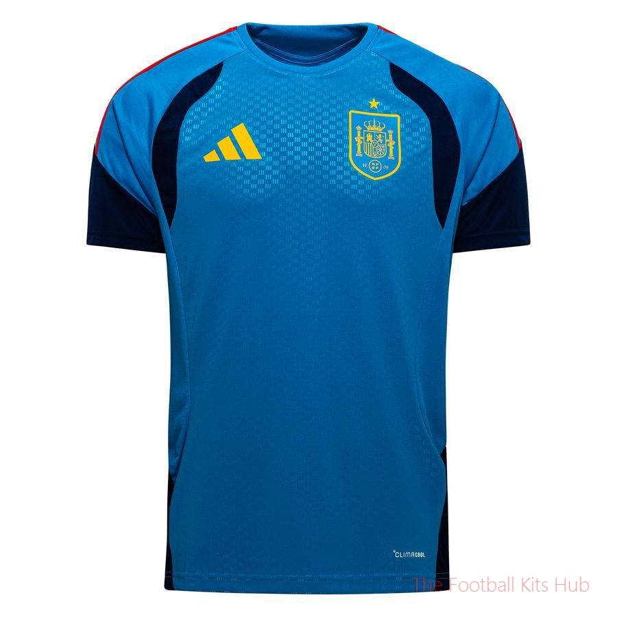 Spain Training T-Shirt Tiro 26 World Cup 2026 - Bold Aqua Kids