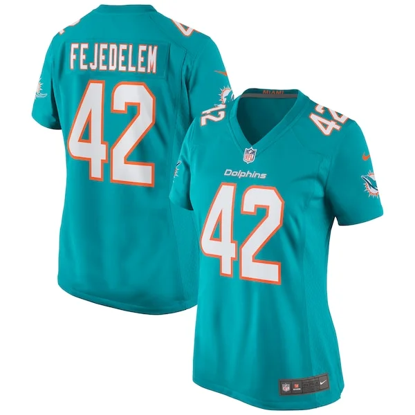 Performance None Game Jersey - Premium Aqua NFL Fan Jersey | Game D...