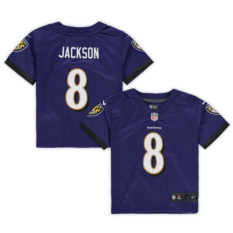 None Lamar Jackson Baltimore Ravens Championship Contender Game Jersey