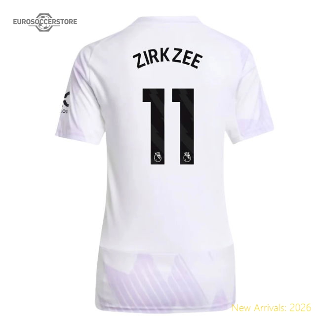Authentic 2025-2026 Man Utd Away Shirt (womens) (zirkzee 11)