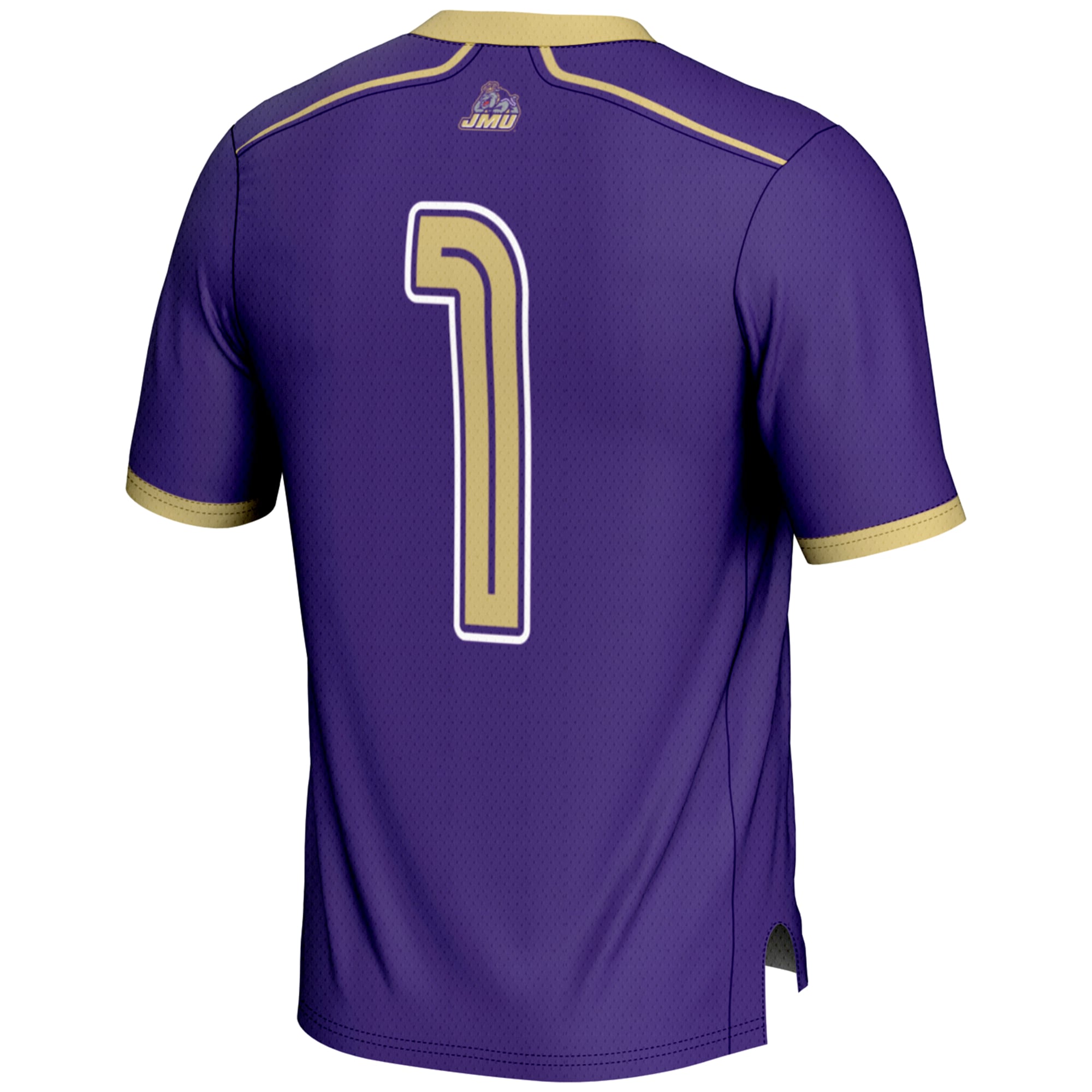 [NJP] James Madison Dukes GameDay Greats Youth #1 Lightweight Lacrosse Jersey - Purple