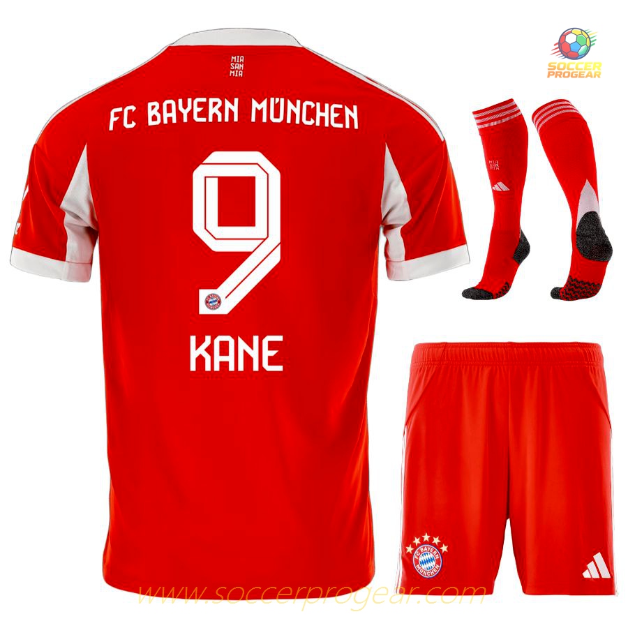 Football Jersey Football Soccer Uniform Children Bayern Munich Home 2025/26 Collection Kane