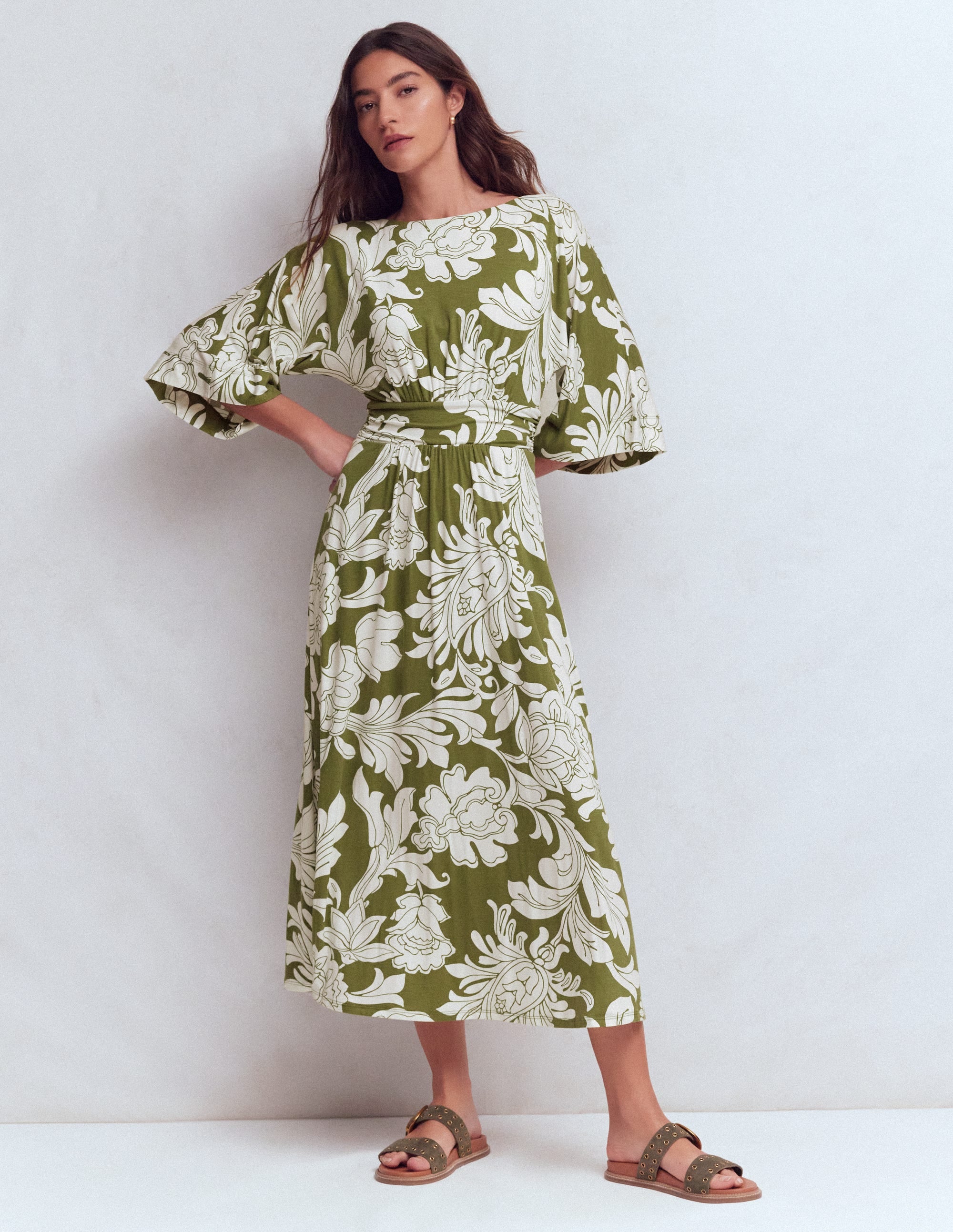 Imelda Kimono Jersey Dress