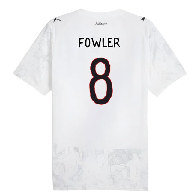 2025-2026 KIDSUPER x Manchester City CWC Shirt (White) (Fowler 8)