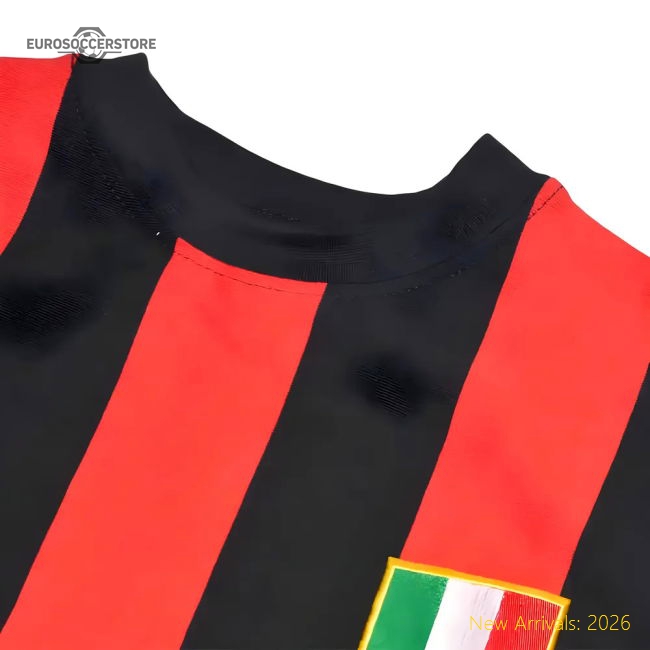 A Milan C 1950-1960S Retro Football Jersey In Multiple Sizes