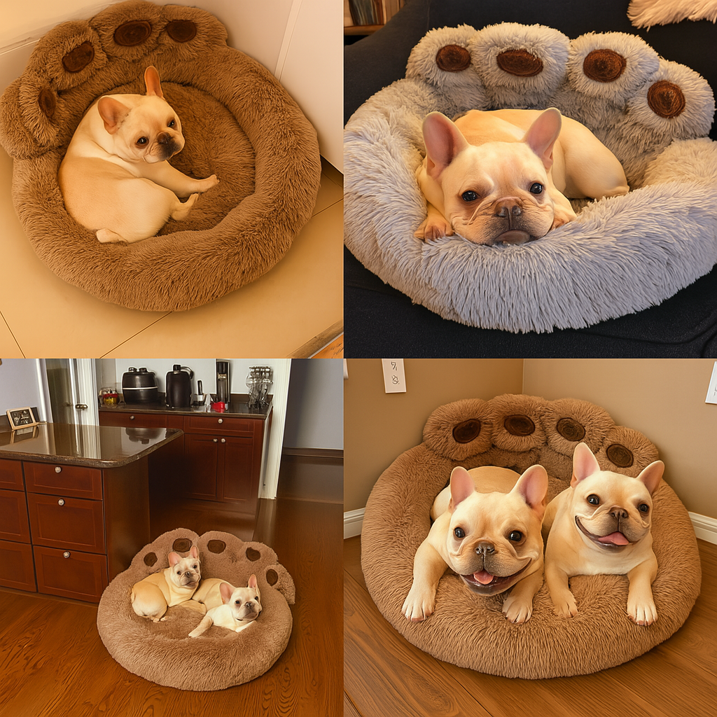 Hibernate Frenchie Sofa Dog Bed – Supportive Design for Compact Bodies