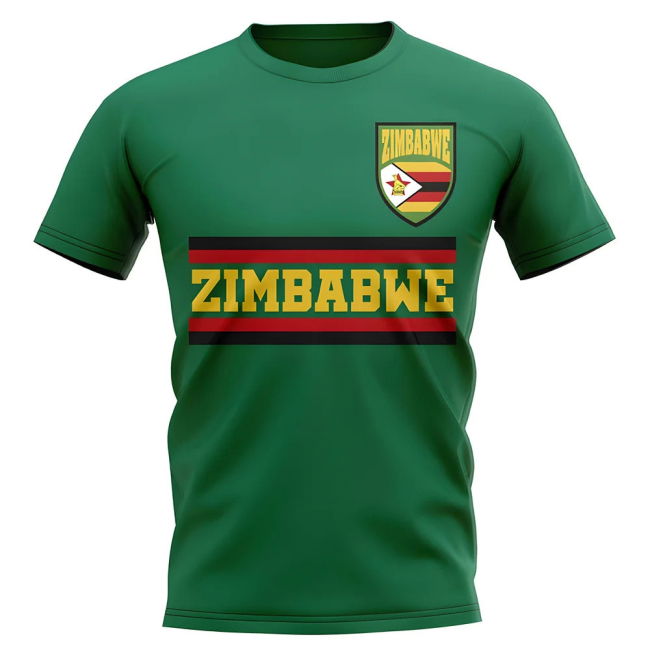 Kit Zimbabwe Core Football Country T-Shirt (Green) Match