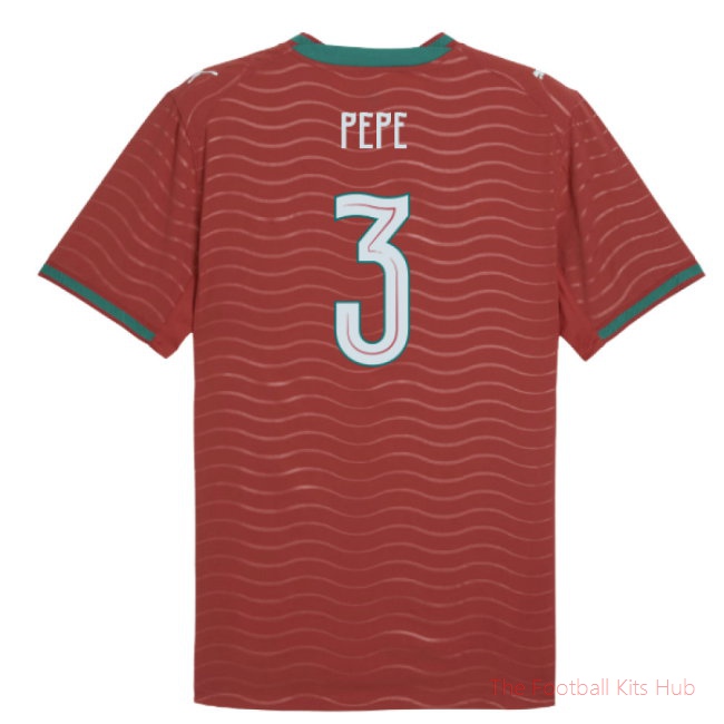 [SD] 2026/27 Portugal Authentic Home Shirt (Pepe 3)