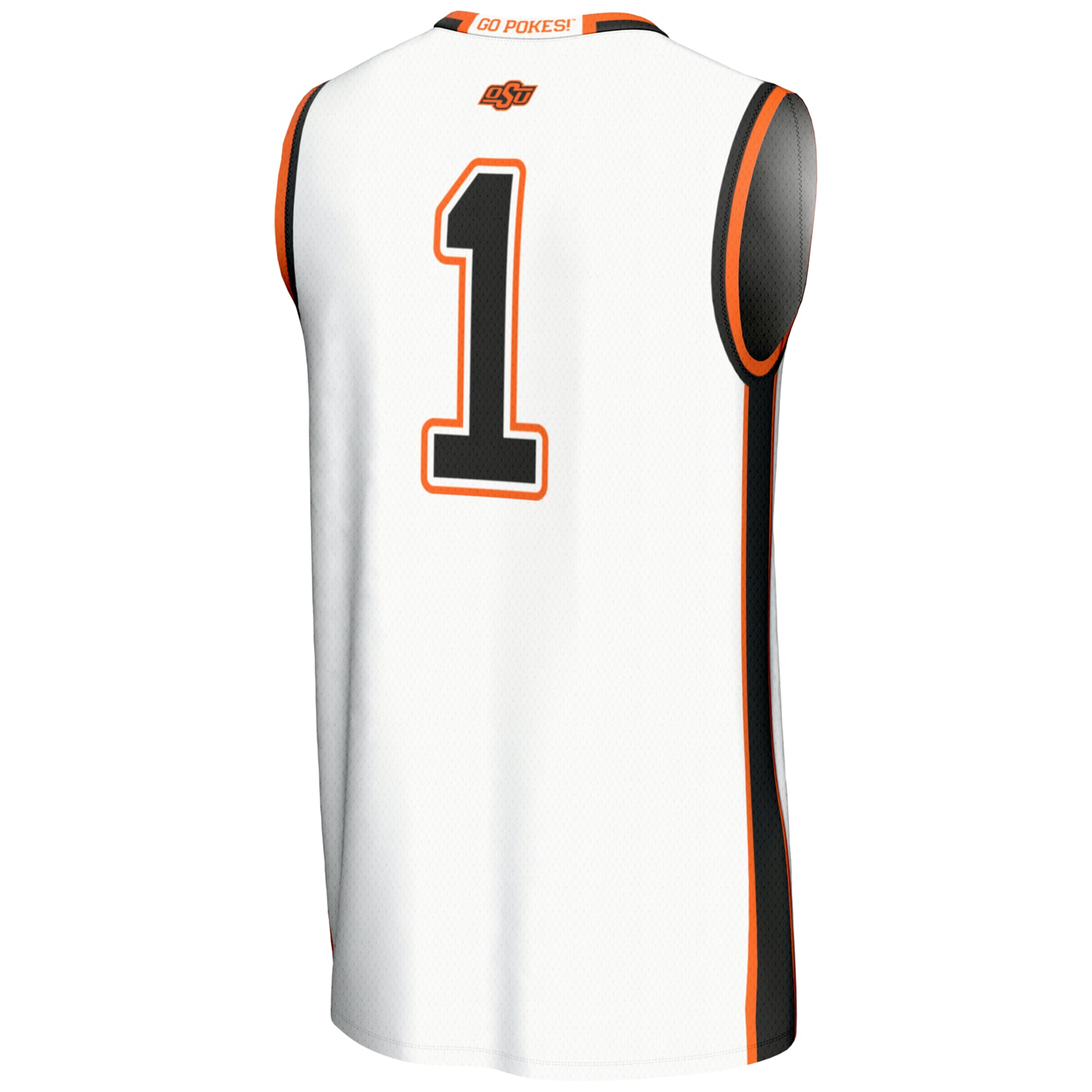 [NJP] Oklahoma State Cowboys GameDay Greats Unisex Lightweight Basketball Jersey - White