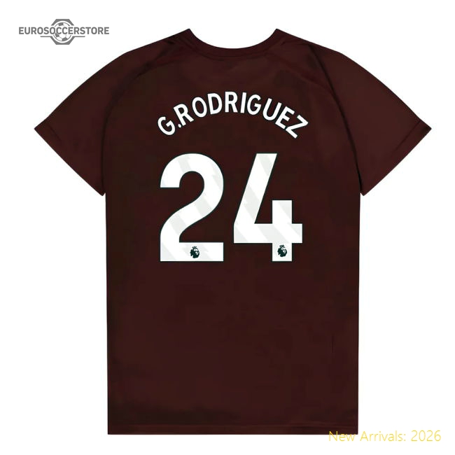 West Ham United Poly T-shirt (claretblue) - Kids (grodriguez 24)