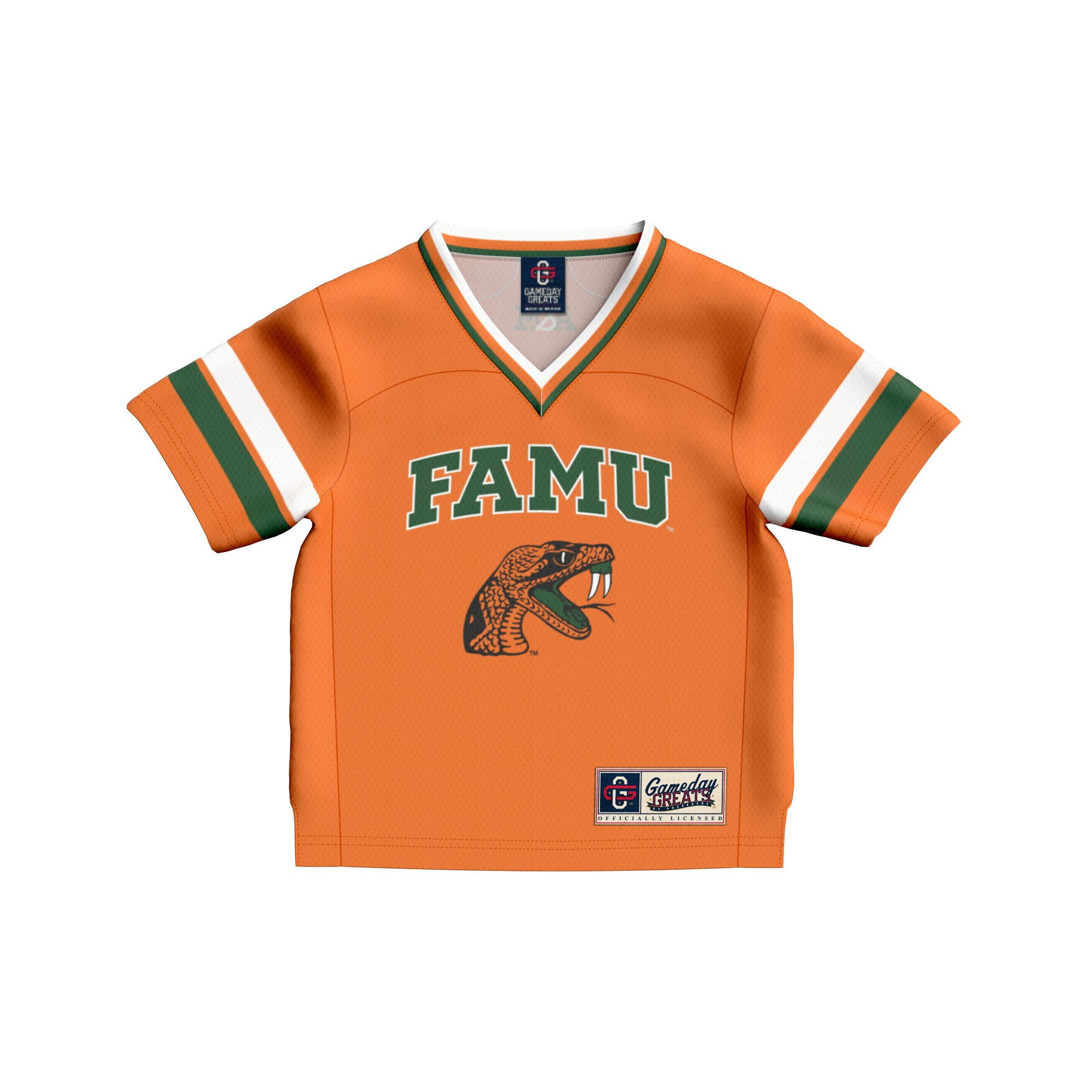 #1 Florida A&M Rattlers GameDay Greats Toddler Collegiate Football Fashion Jersey - Orange