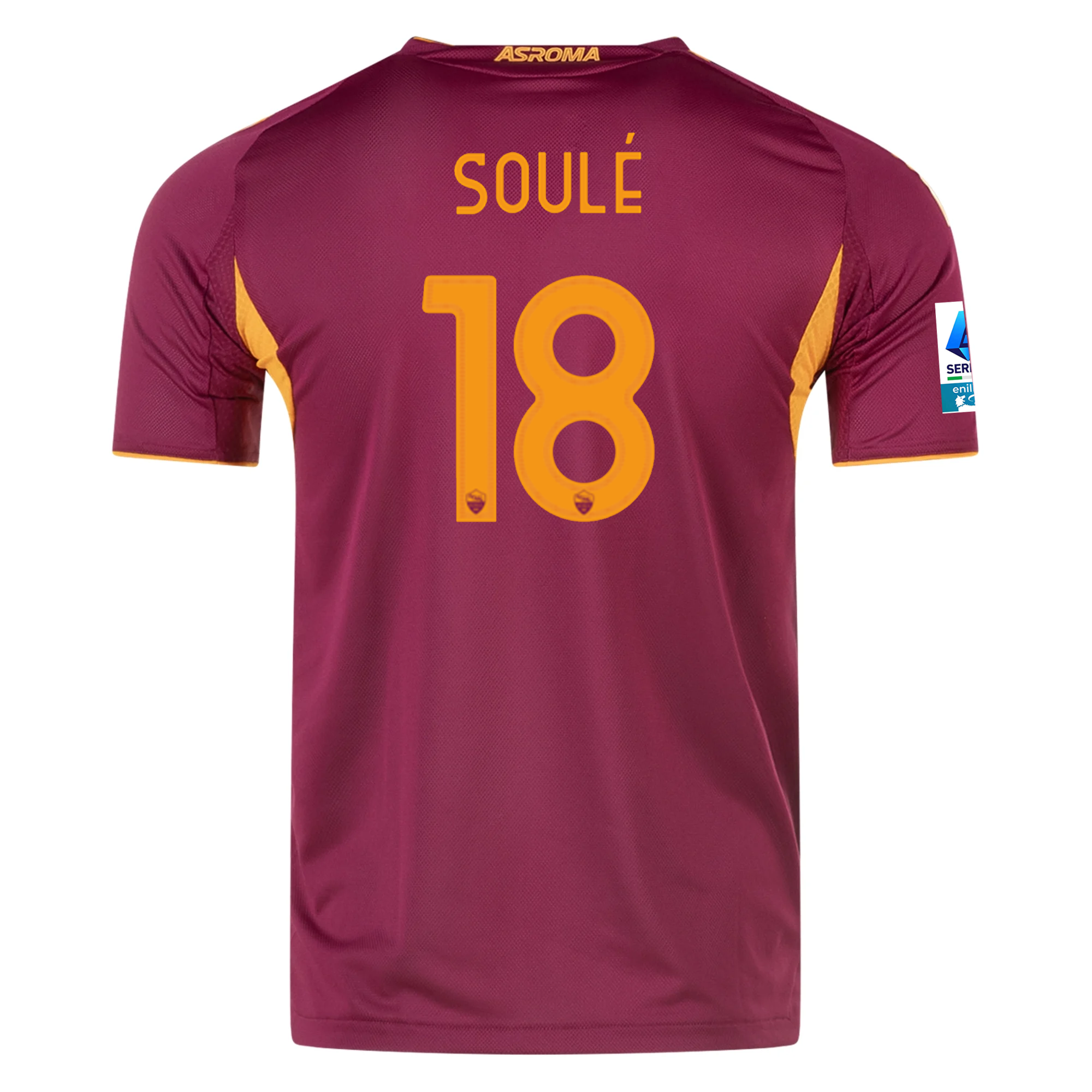AS Roma Patch 2025-2026 Ser Home Jersey – Authentic Shirt