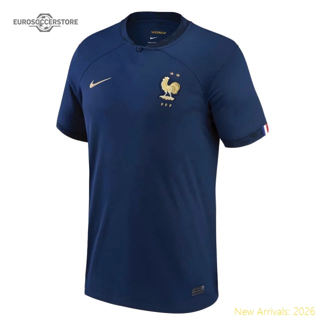 Elite France 2022-2023 Official Home Shirt Slim Ventilation