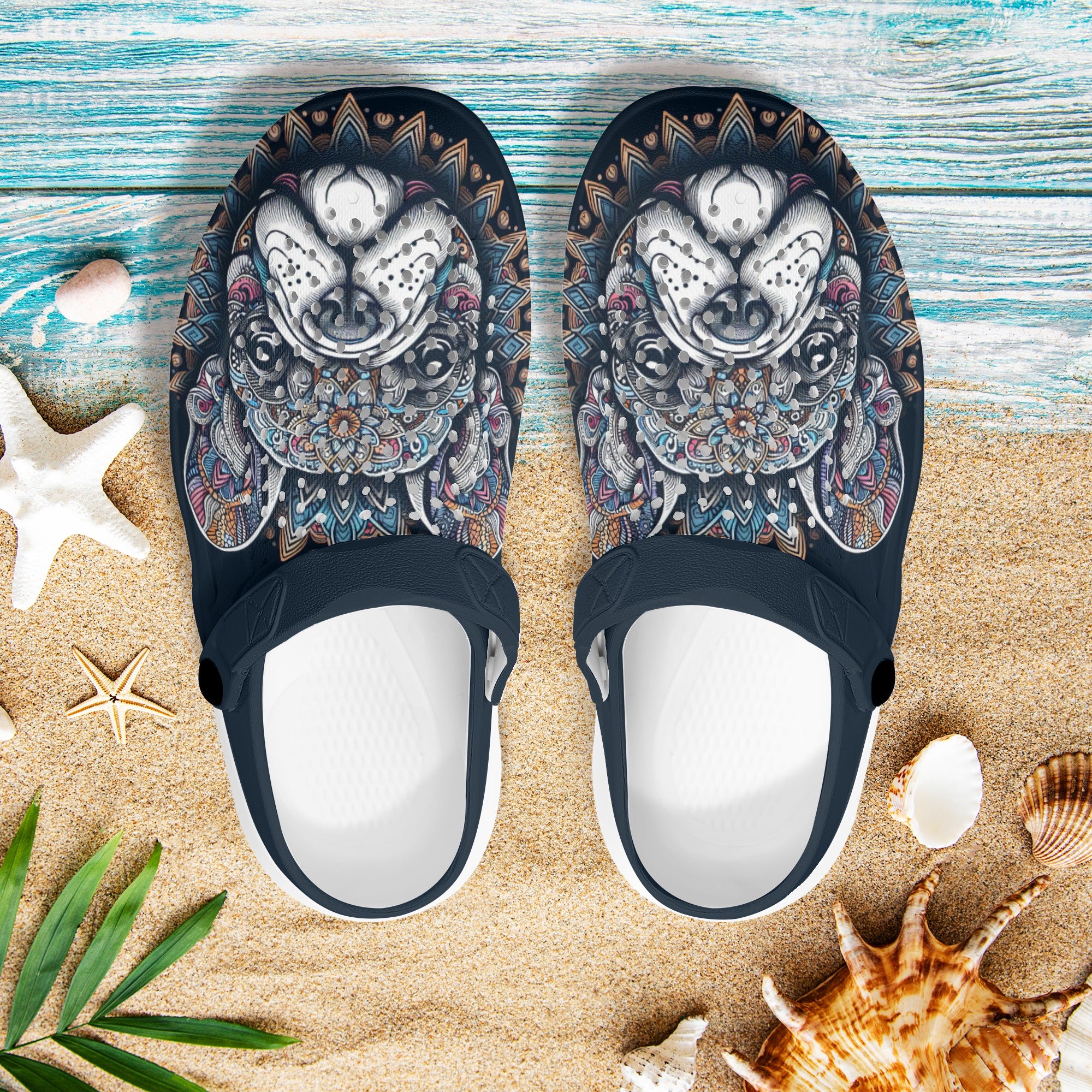 French Bulldog Mia Summer Hollow Out Clogs Useful Frenchie Gear