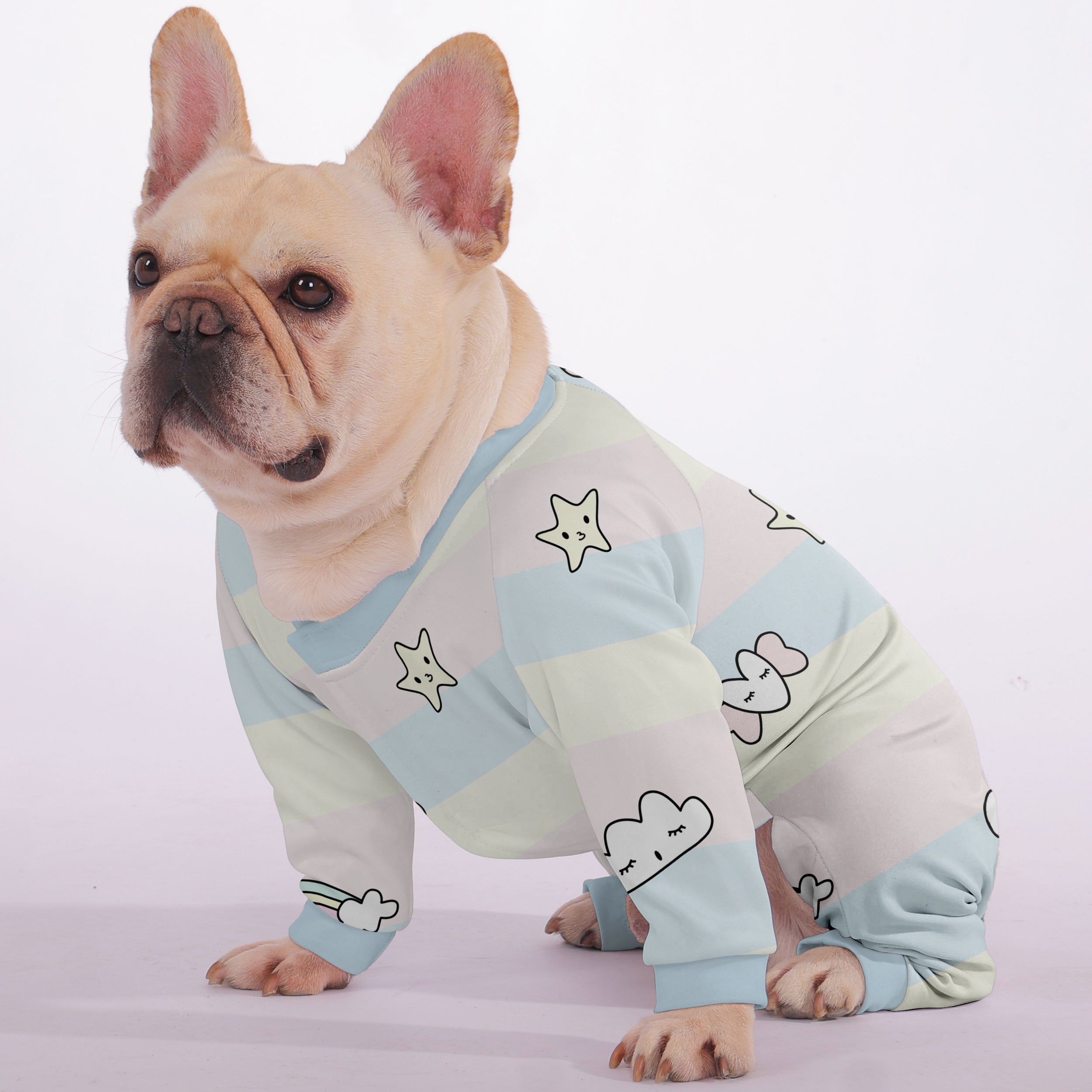 Frenchie Okley - Breed-specific Frenchie Pajama Paw Protection
