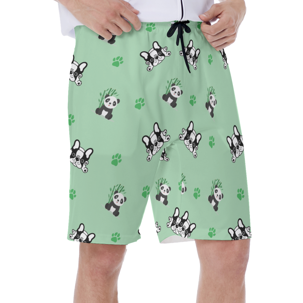 French Bulldog Lover Rocky Men's Beach Shorts Stylish Daily Item