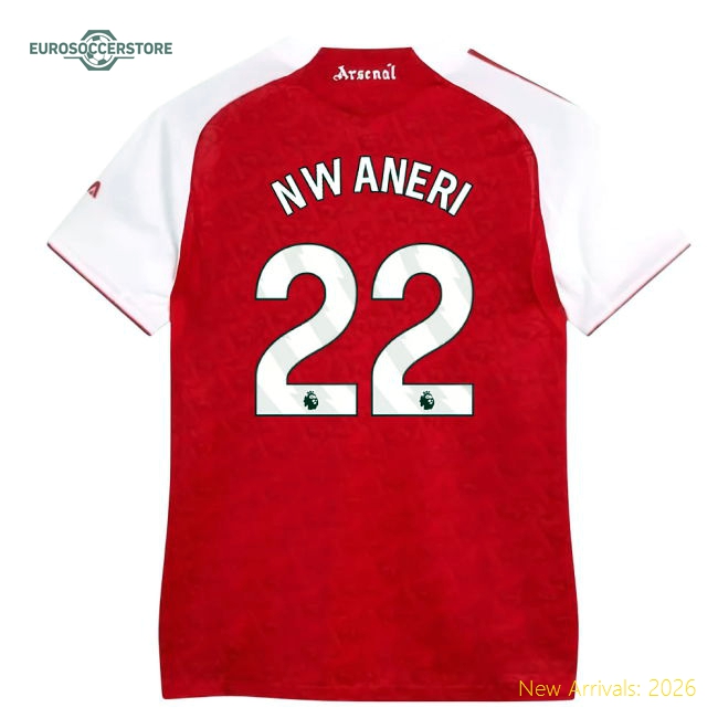 2025-2026 Arsenal Womens Exclusive Jersey Nwaneri Smart Fabric