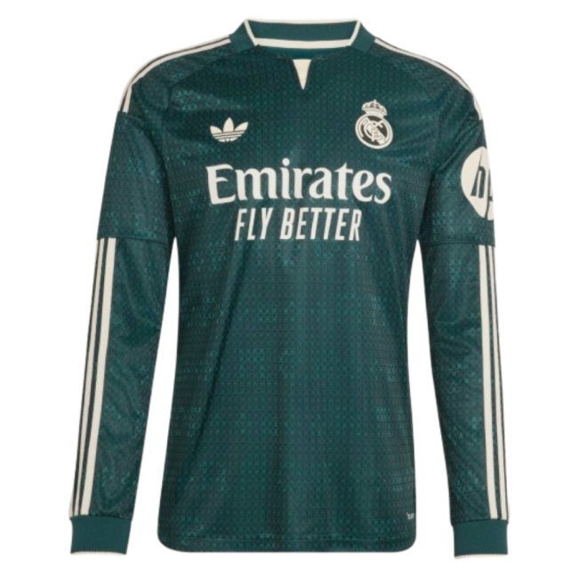 [WSG] 2026 2027 Real Madrid Long Sleeve Shirt Away Authentic Uniform (A.Carreras 18)
