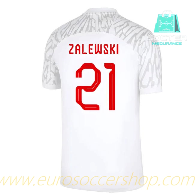 2022-2023 Premium Poland Home Football Shirt (Zalewski 21)