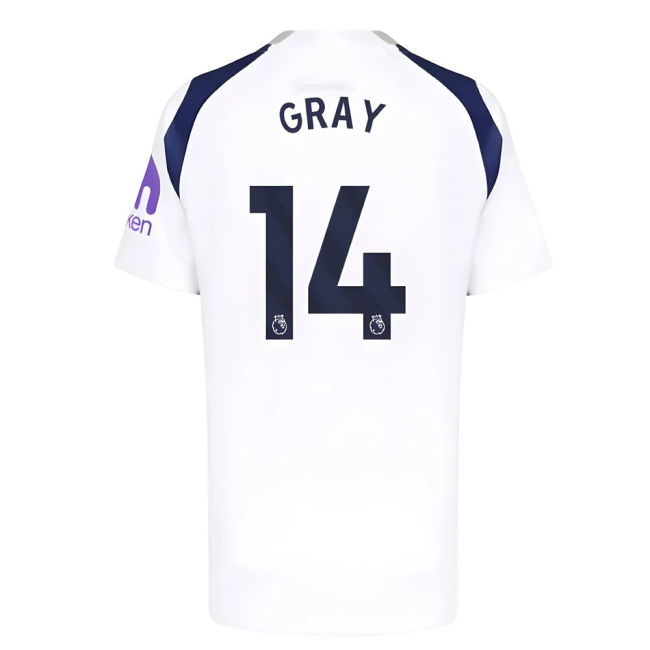 Tottenham 2025-20 Home Football Shirt Featuring Gray 14 M S Kids