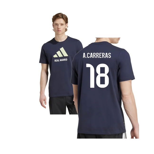 2025-2026 Real Madrid Seasonal Graphic T-Shirt for