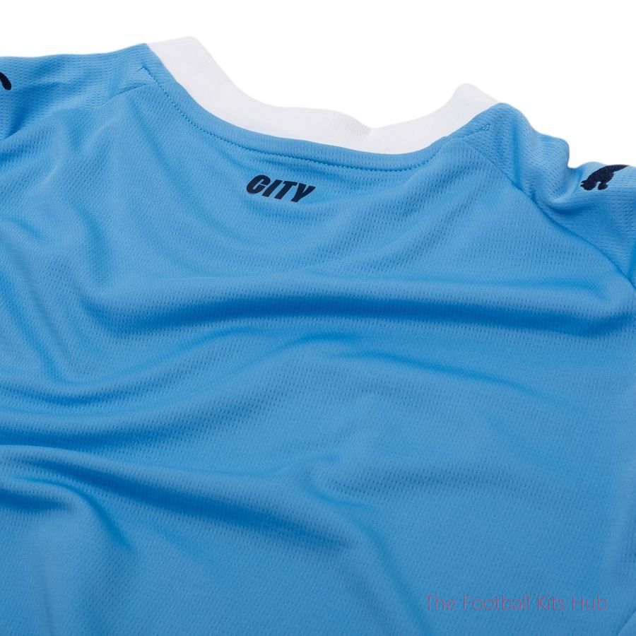 Manchester City Home Shirt 2025/26 Kids Long Sleeves