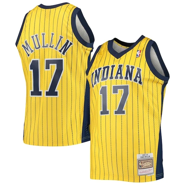 Authentic Chris Mullin IND NBA Jersey - Affordable - Licensed Product