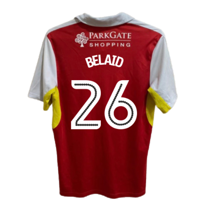 Official Rotherham 2016-17 Home Shirt ((good) Xl) (belaid 26)