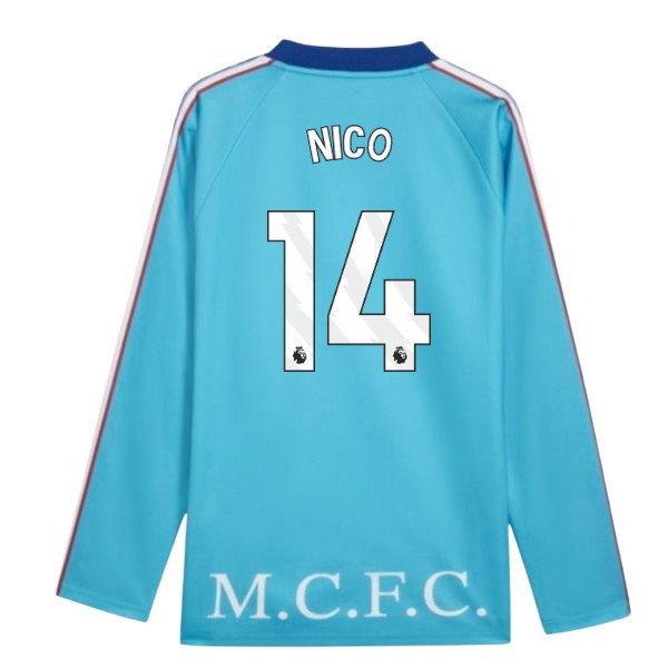 [JED] 2026-2027 Man City KING Jersey LS (Blue) (Nico 14)