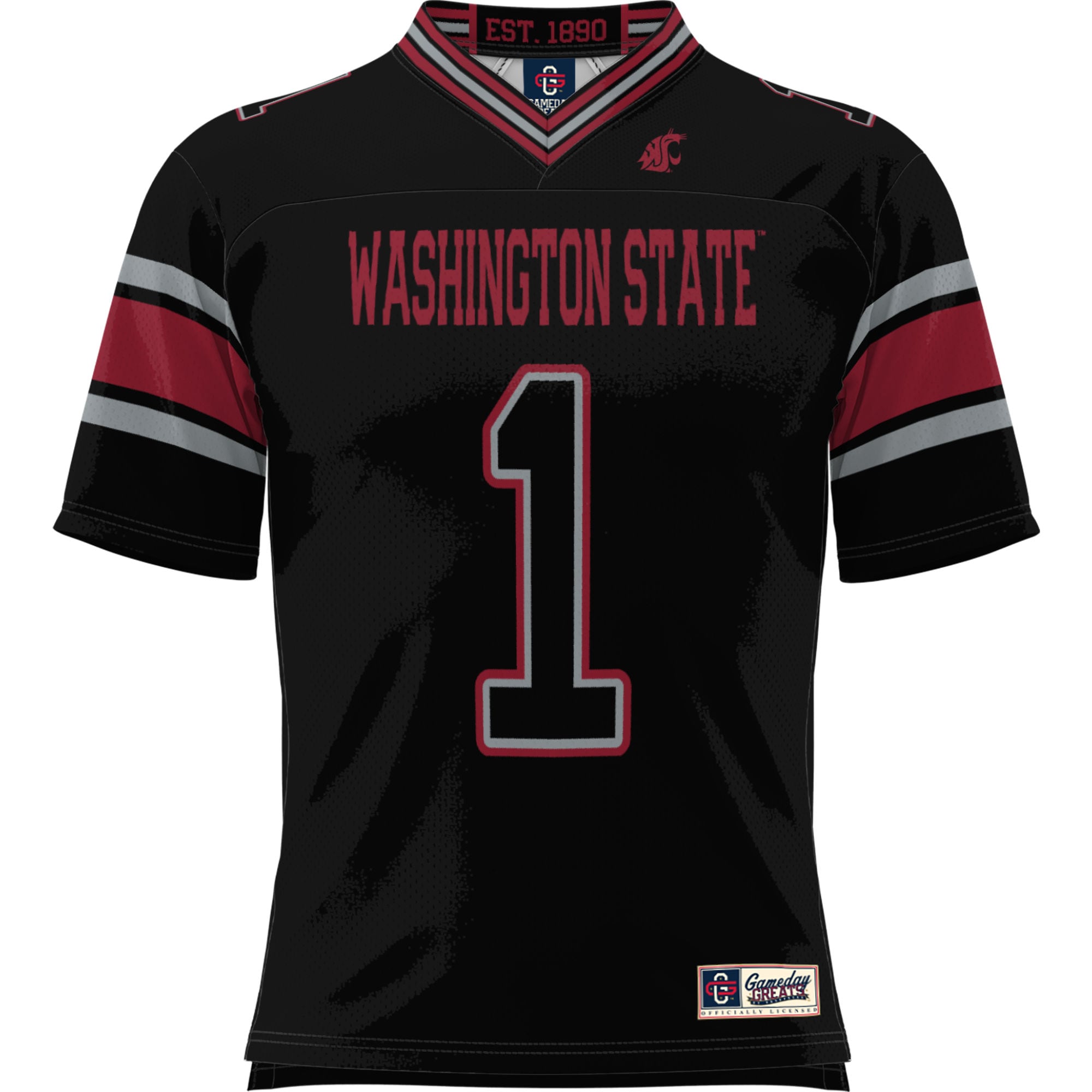 [NJP] Washington State Cougars GameDay Greats Youth Football Jersey - Black