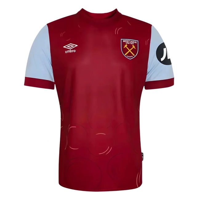 West Ham Soccer Club Sleek Home Match Shirt (Kids)
