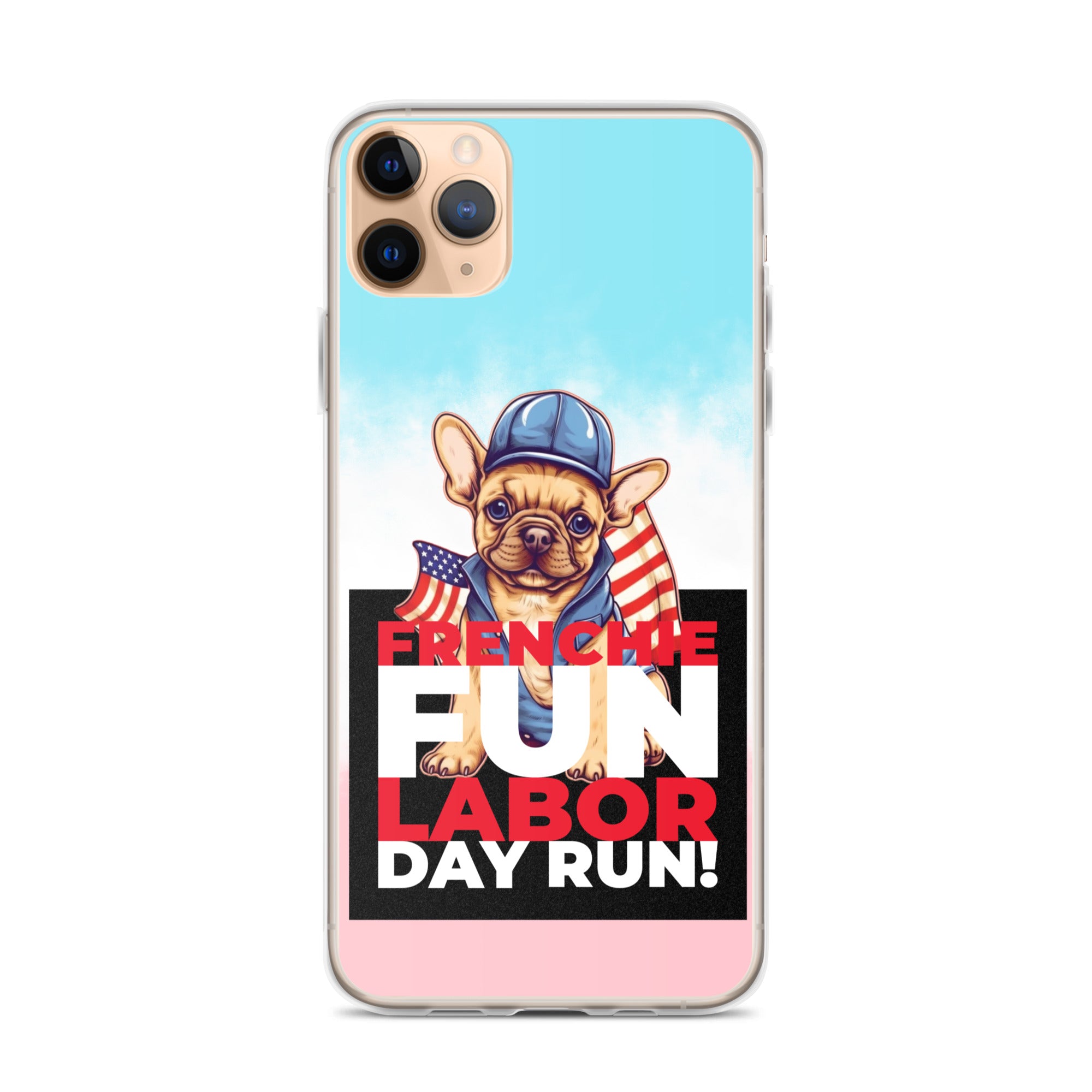 Cozy Frenchie Fun - Clear Case For Iphone® for French Bulldog Lovers