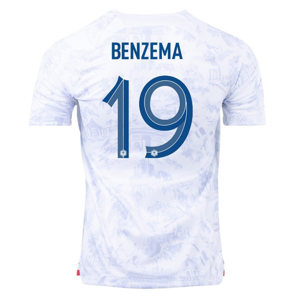 Advanced Fabric World Cup 2022 France Away benzema Soccer Jersey