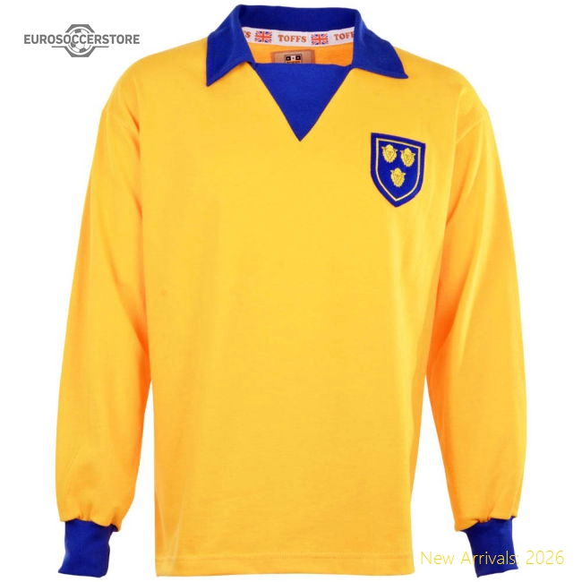 Authentic Shrewsbury Town 1970s Retro Football Shirt - Premium