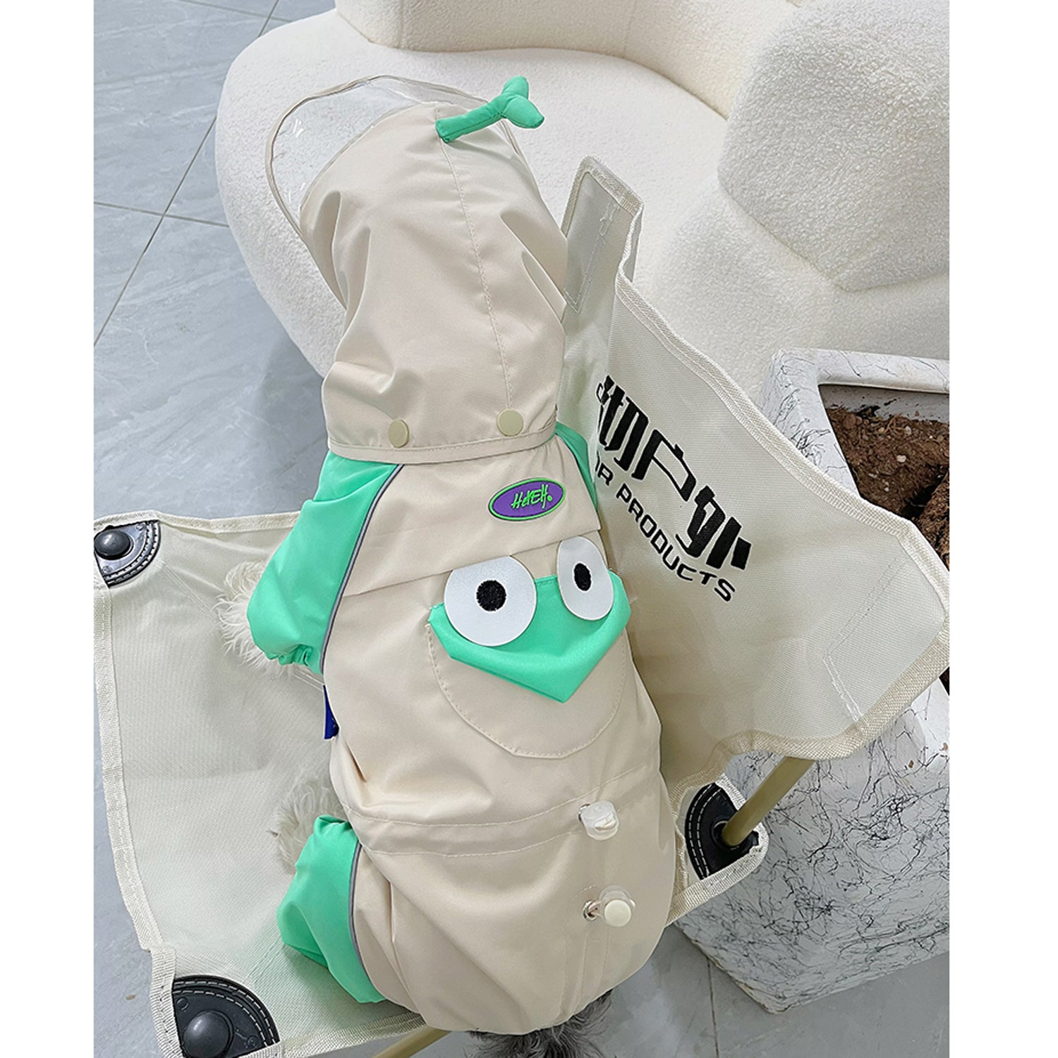 French Bulldog Froglet Frenchie Raincoat – Cute Waterproof Dog Jacket