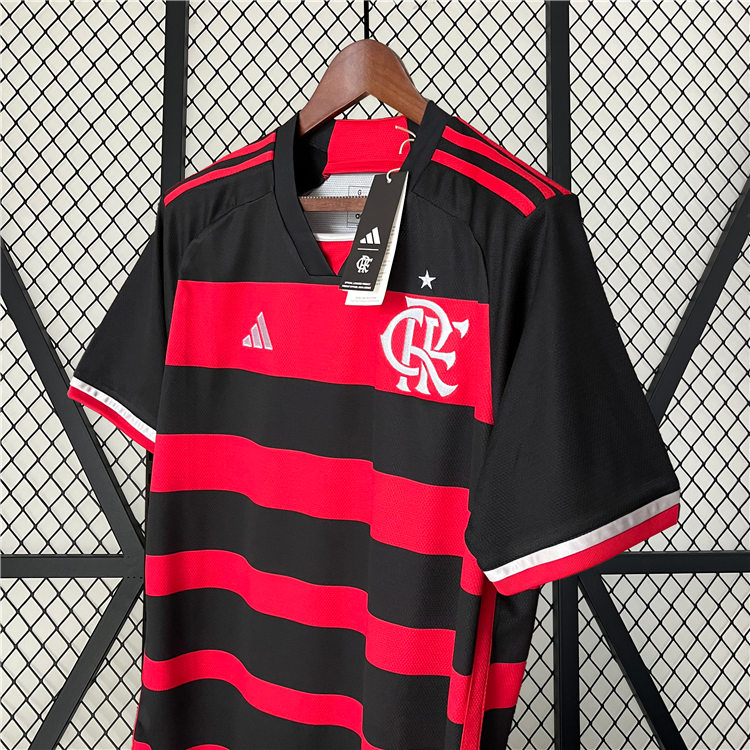 Lightweight CR Flamengo Soccer Shirt Jersey 2425 Home Football Shirt