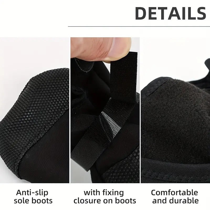 French Bulldog Frenchie Paw Protection Booties – Pack Of Four