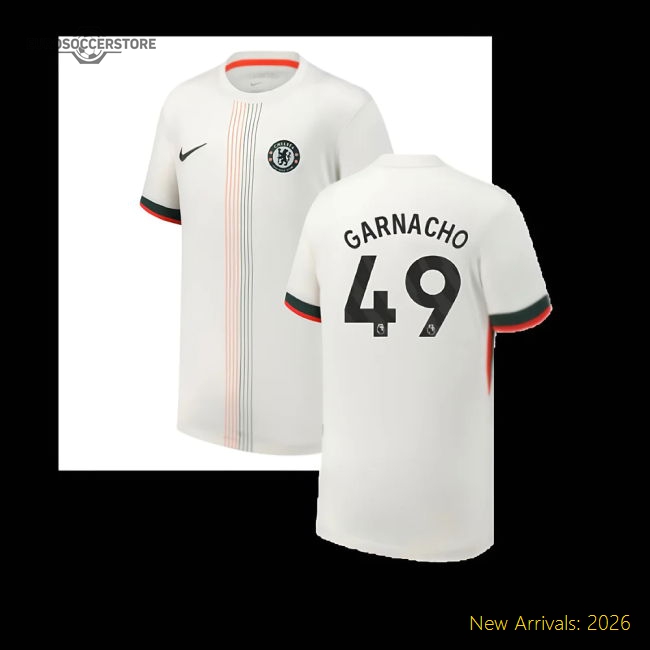 Chelsea 2024-25 Away Fan Version For Kids (Garnacho Football Shirt