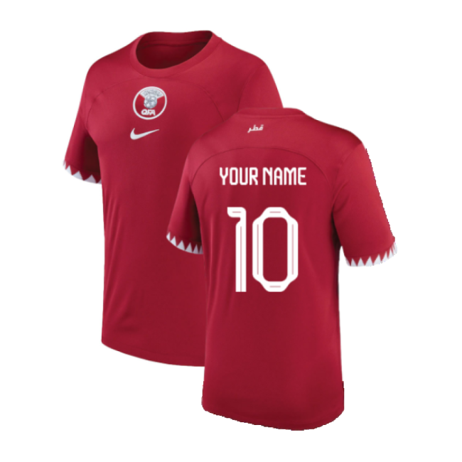Qatar Home Kit 2022-2023 Fan Wear Jersey Game Ready