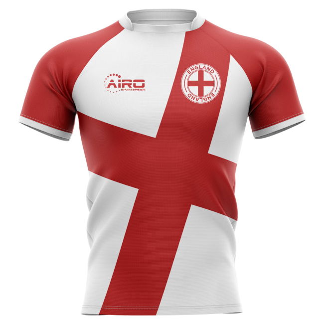 2025-2026 England Flag Concept Rugby Shirt (Your Name)
