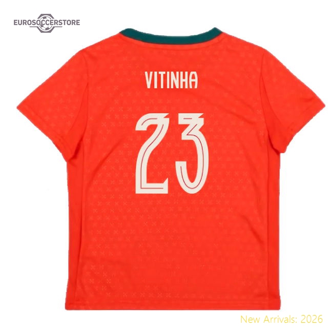 High-quality Mini Football Team Vitinha Jersey 2025-2026 Lightweight