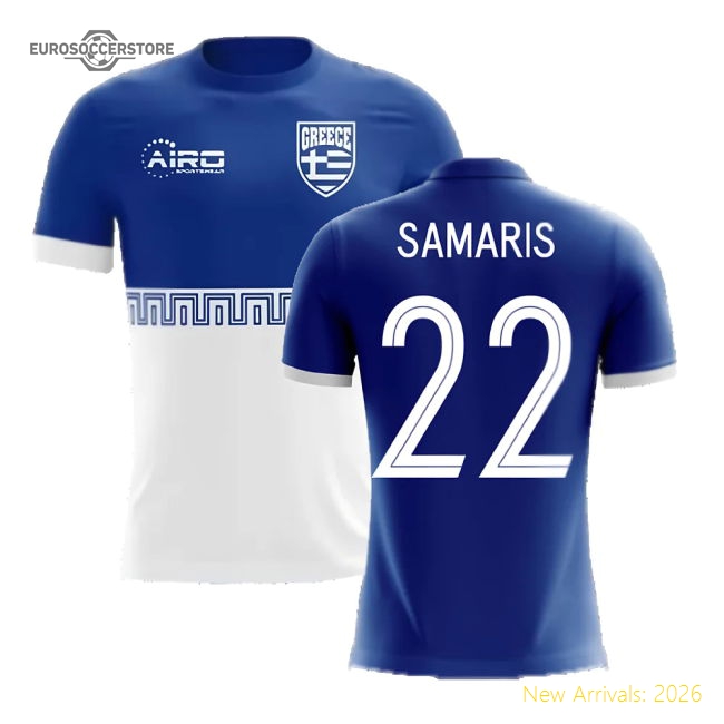 2025-2026 Greece Away Concept Football Shirt (Samaris 22) - Kids