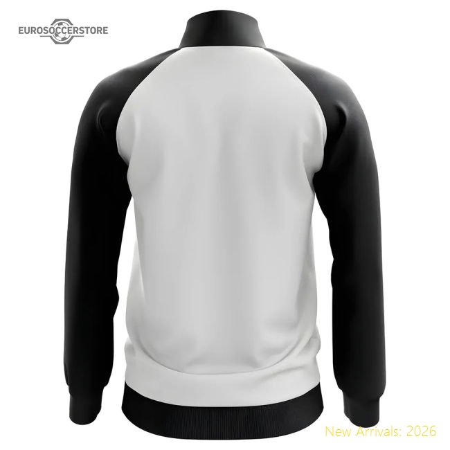 Premium Official Valencia Concept Football Track Jacket (White)