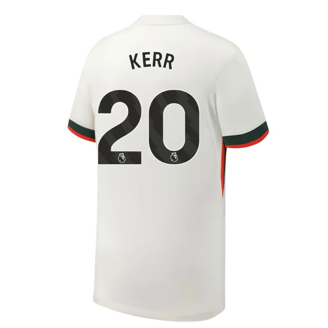 Chelsea Chelsea Away Shirt Kids Kerr #20 Authentic Design Intense ...