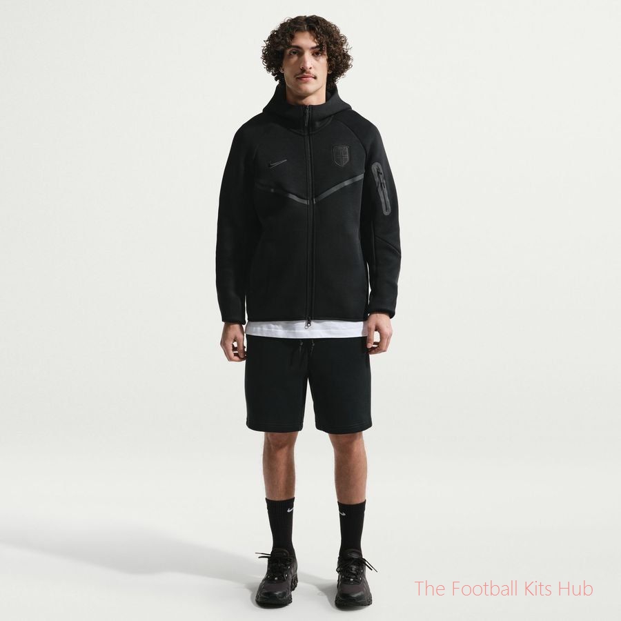 [LK] Norway Hoodie NSW Tech Fleece FZ World Cup 2026 - Black/Anthracite