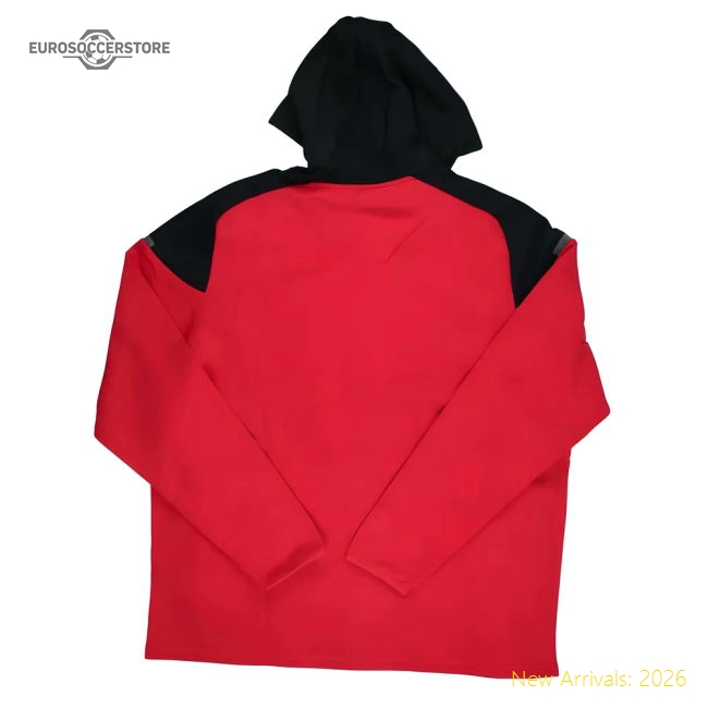 2023-2024 Ac Milan Training All Weather Training Jacket (red)