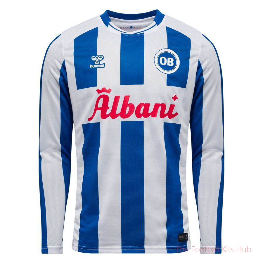 Odense Boldklub Home Shirt 2025/26 Long Sleeves