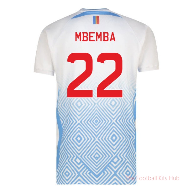 DR Congo 2026-2027 Away Shirt Mbemba #22 Team Kit - Match Jersey