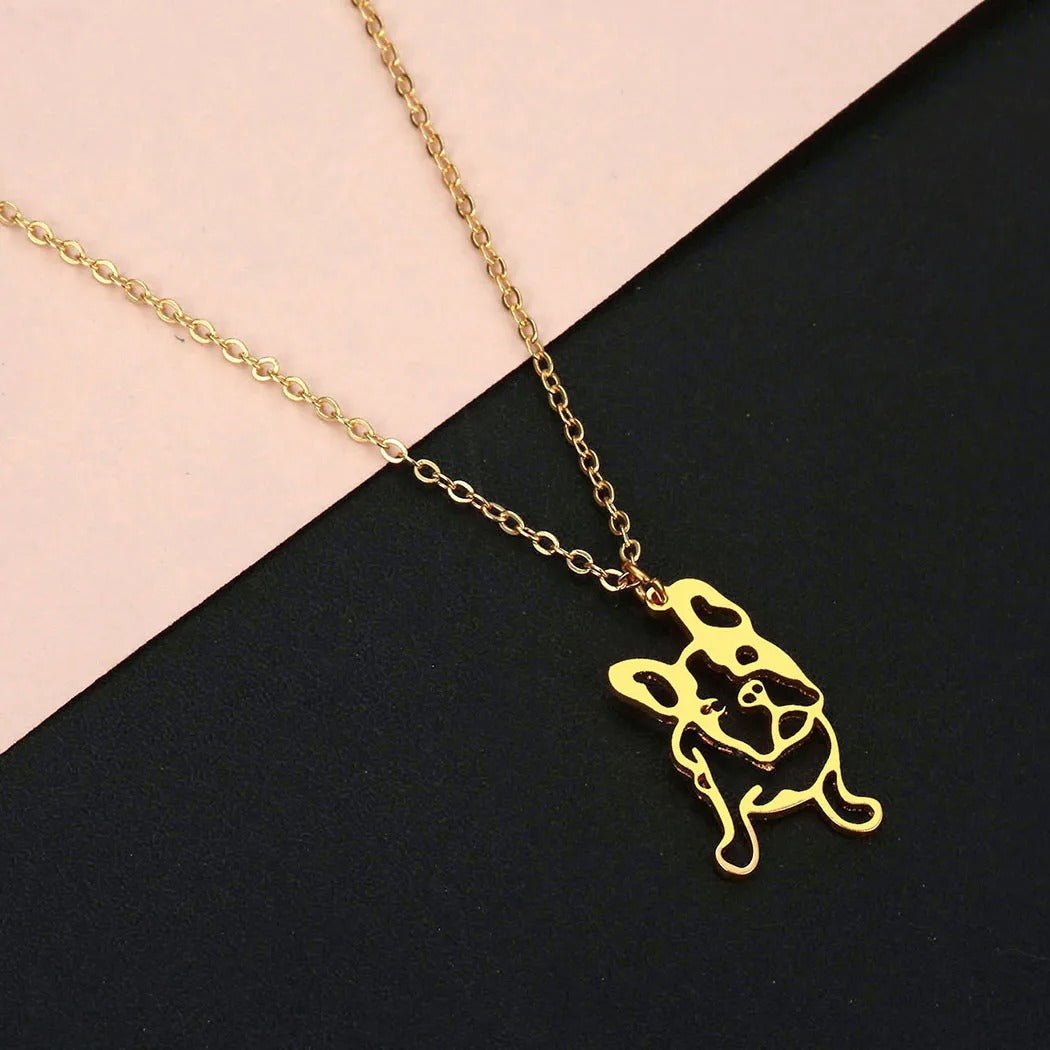 Pawlace French Bulldog Necklace Gift – Elegant Dog Lover Jewelry