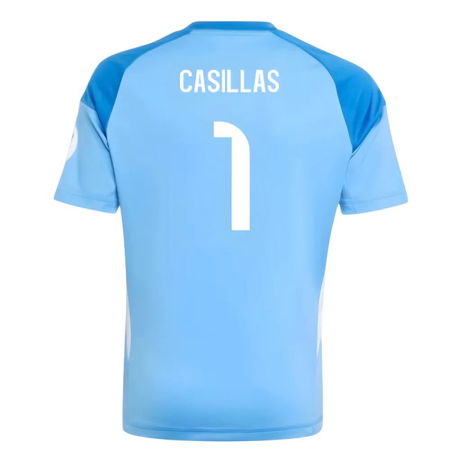 2025-2026 Genuina Camiseta Real Madrid Local - Juvenil Con Casillas 1